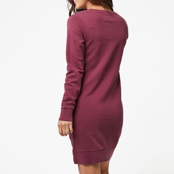 Pact Essential Sweatshirt Dress Size XL Organic Cotton Midi Loungewear - Picture 3 of 11